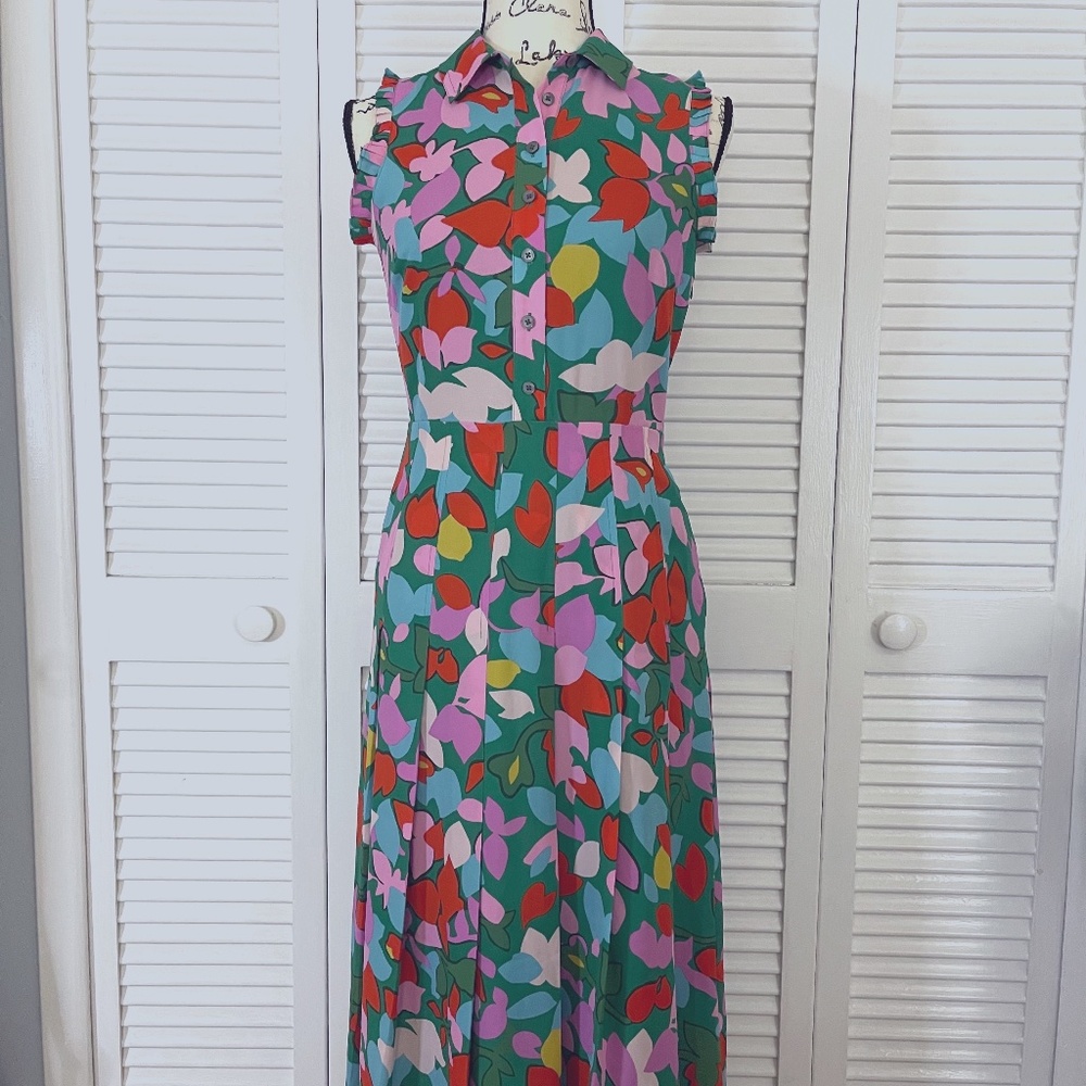 J Crew Dress, size 0, Confetti style dress.
